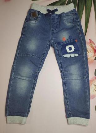 Стильні джинси з монстром cool club для хлопчика 6 років