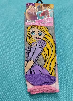 Набір красиві яскраві шкарпетки з принцесами disney розмір 23/261 фото