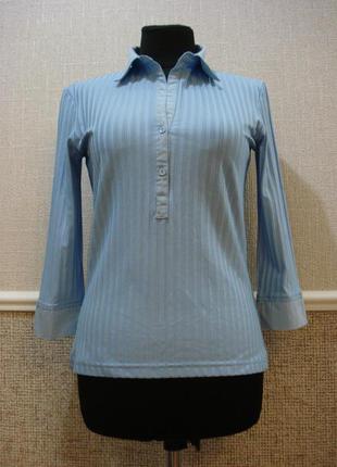 Трикотажная блузка с воротником и рукавом 3/4 бренд amaranto  разм. 10/12