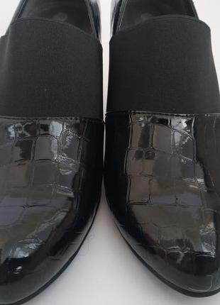 Черные лакированные туфли pavers 38 р3 фото