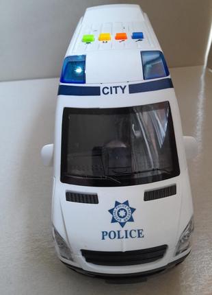 Машинка поліція, wy 590 в, світло, звукові ефекти, інерція8 фото