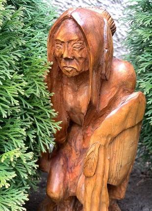 Статуэтка из дерева, фигурка из дерева, статуэтка "воин в танце", скульптура из дерева, фигурка деревянная6 фото
