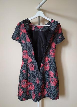 Жаккардовое платье в розы asos6 фото