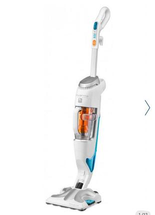Пилосос-пароочисник rowenta 2-в-1 clean & steam ry7557wh