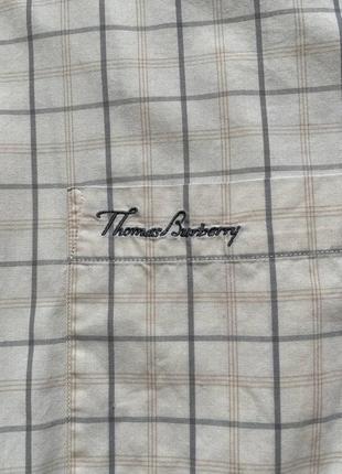 Vintage thomas burberry nova check рубашка4 фото