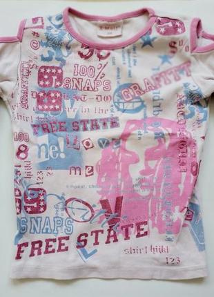 X-mail детская кофта для девочки розовая с открытыми плечами1 фото