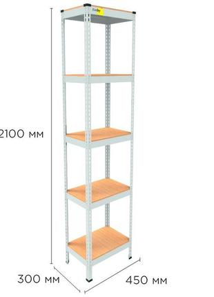 Металеві стелажі для різних видів приміщення.