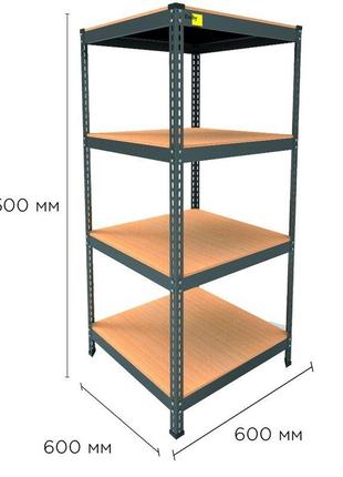 Металеві стелажі для різних видів приміщення.