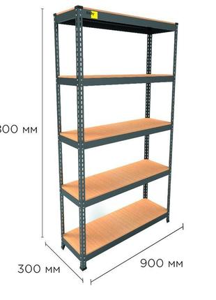 Металеві стелажі для різних видів приміщення.