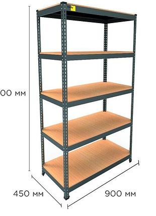 Металеві стелажі для різних видів приміщення.