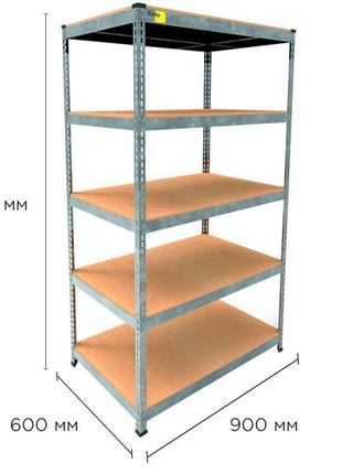 Металеві стелажі для різних видів приміщення.
