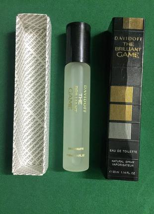 Туалетна вода davidoff the brilliant game тестер