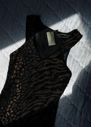 Чорне вечірнє міні-плаття allsaints2 фото