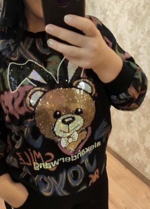 Шикарный свитшот батник турция люкс качество