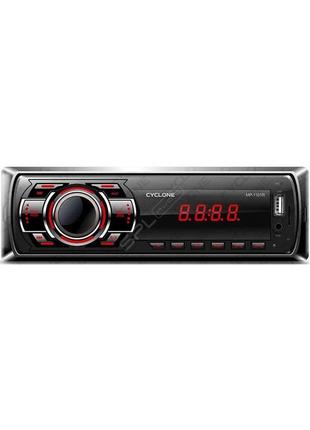 Магнитола cyclone mp-1101r fm/usb/microsd/aux/mp3/wma