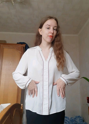 Біла блузка3 фото