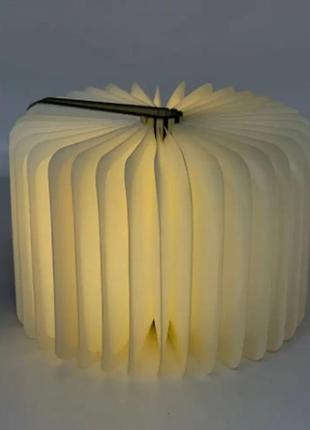 Настільна лампа світильник у формі книги foldable book lamp нічник для дитячої кімнати 72593 фото