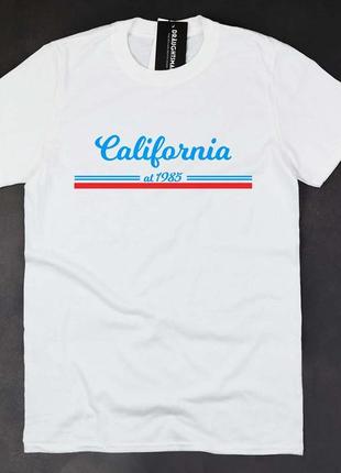 Модні футболки топ. "каліфорнія 1985" купити чоловічу футболку.2 фото