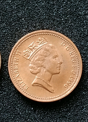 Монети one penny, 1 penny 1988, 1996, 1997, 1998, 20123 фото