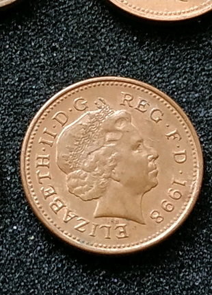 Монети one penny, 1 penny 1988, 1996, 1997, 1998, 20125 фото