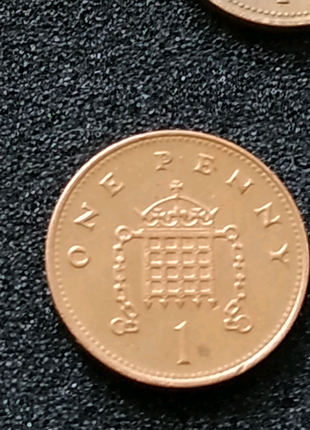 Монети one penny, 1 penny 1988, 1996, 1997, 1998, 201210 фото