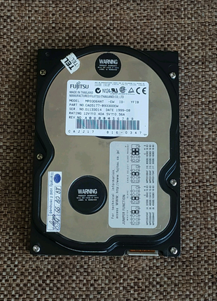 Жорсткий диск fujitsu mpd3064at 6,4 гб, в колекцію раритет