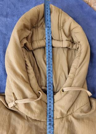 Курточка с накладными карманами большими оверсайз подросток 34 xs xxs s куртка пуфер осень весна еврозима зима4 фото