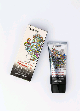 Farmstay formula all-in-one galactomyces c.c cream spf 50/pa+++1 фото