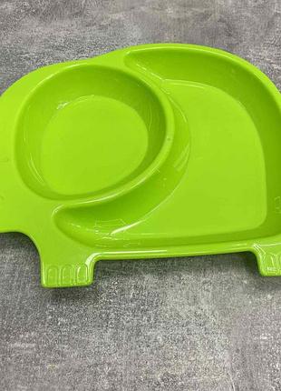 Тарілка дитяча пластикова "слон" 118-2 mix