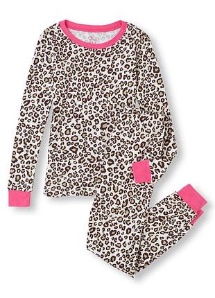 Пижама хлопоковая трикотажная 102-109см  леопард