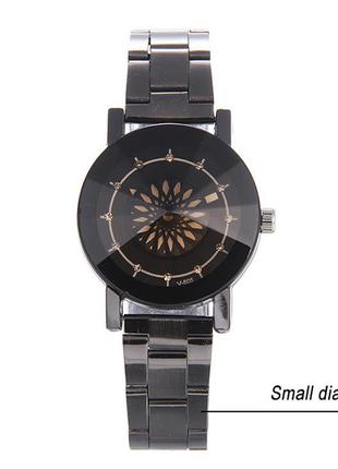 Часы supermassive black с вращающимся циферблатом