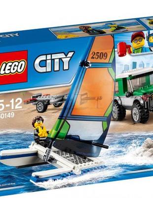 Дитячий конструктор lego city 4x4 з катамараном 601491 фото