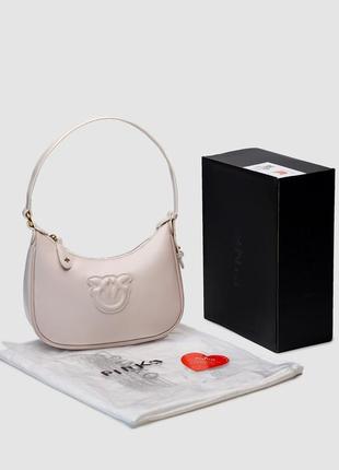 99304 шкіряна сумка в стилі pinko half moon bag