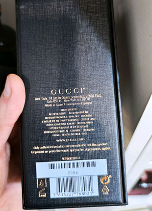 Gucci парфюмированная вода.4 фото