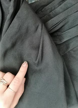 Чорні шорти в діловому стилі ( при носінні як спідниця)8 фото