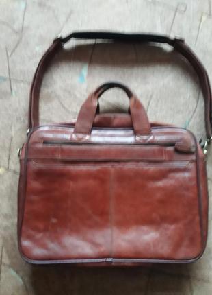 Сумка - портфель чоловіча через плече месенджер.