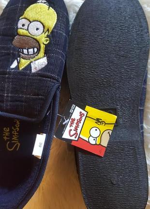 Оригинал!шикарные брендовые тапочки" the simpsons" 39 разм
