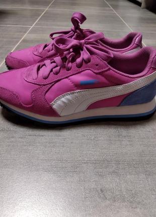 Кросівки пума puma st runner nl натуральна шкіра замша оригінал4 фото