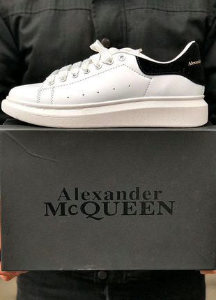 Чоловічі кросівки alexander mcqueen white black