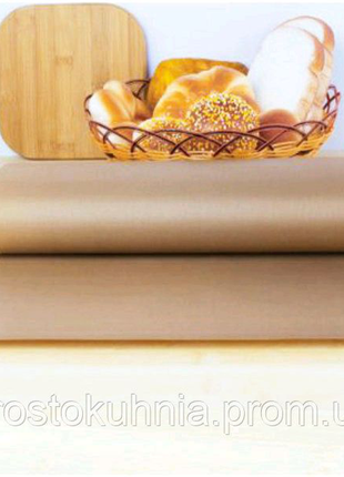 Тефлоновий багаторазовий лист, килимок для випічки. 40×60 см1 фото
