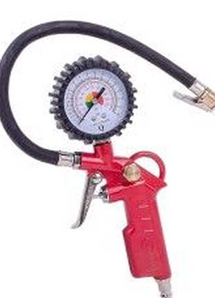 Пістолет для підкачування коліс із манометром пневматичний (бліст
