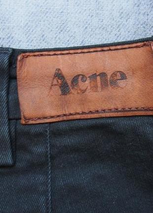 Шикарні джинси скіні з блискавкою ззаду acne класу люкс8 фото