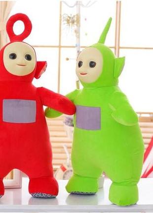 Набір м'яких іграшок телепузики resteq. іграшки із мультфільму teletubbies 4 шт4 фото