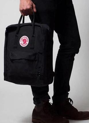 Рюкзак fjallraven/фьялравен kanken/канкен classic black (чорний)