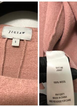 Jigsaw шерстяной дизайнерский свитер оригинальный пудровый пастельный3 фото