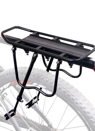 Велосипедний багажник навісний, посилений west biking wb-01 black