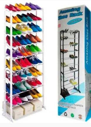 Полка для обуви на 30 пар amazing shoe rack