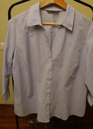 Стильная блуза в полоску  marks & spencer2 фото