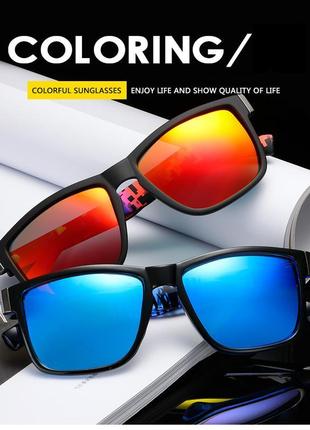 Поляризованные солнцезащитные очки viahda спорт. унисекс11 фото
