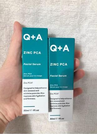 Q+a zinc pca сироватка сыворотка з цинком с цинком 30 ml